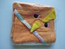 bamboo or cotton or polyester hooded waffle towel baby