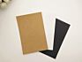 Customized Print Kraft Black White Blank Postcard Envelope and Blank Greeting Invitation Card