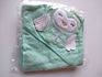 bamboo or cotton or polyester hooded waffle towel baby
