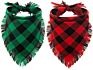 Cotton Plaid Pet Dog Bandana