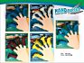 Pretend Play Game Soft Plastic Toy Vinyl Dinosaur Finger Puppets for Kids