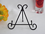 for Desktop Iron Display Stand for Holding Pictures Art Design Wrought Iron Easel
