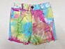 Baby Kids Tie Dye Distressed Jeans Shorts Leopard Print Bummie Pants