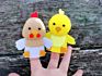 Farm Animals Finger Puppets Toys Felt Finger Puppets for Children' Birthday Gifts