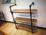 Industrial Mounted Floating Steampunk Mdf Pipe Wall Book Shelves
