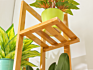 Multiple Indoor Outdoor 5 Tier 6 Potted Rack Shelf Planter Display Flower Pot Holder Bamboo Plant Stand