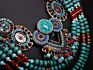 Seed Bead Choker Bib Necklace Handmade Vintage Ethnic Boho Multicolor Chains High Quanlity Necklaces Alloy Woman Support