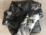 Women Black Pu Leather Coats Women Zipper Cotton Jackets Faux Leather Puffer Jack