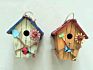 Outdoor Decoration Diy Bird House Wooden Decorative Birdhouse Hanging Nest Paint and Decorate Arts Crafts