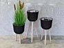 Rattan Plant Stand Plant Rattan Plant Stands Planters Basket Stand for Home Decor