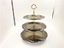 Stainless Steel Fruit Plates round Shape Fruit Tray 2 or 3 Tier Dessert Plate Tray Wedding Cake Stands