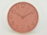 Fashional 3D Numbers round Modern Rose Gold Non-Ticking Plastic Quartz Clock Wall Home Decor