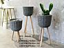 Rattan Plant Stand Plant Rattan Plant Stands Planters Basket Stand for Home Decor