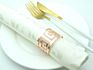 Stainless Steel Gold and Silver High-End Wedding Banquet Decorations Napkin Ring
