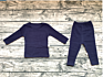Spring Fall Toddler Boy Girl Clothes Cotton Ribbed Lounge Wear Pajamas Baby Kids Clothing Sets