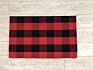 Black and White Cotton Buffalo Check Rug Outdoor Door Mat Home Plaid Area Carpet for Floor Kitchen Bathroom