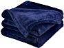 Microfiber Throw Fleece Bed Blanket Solid Color Flannel Blanket Blanket