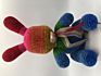 Promotion Customized Pattern Diy Handmade Crochet Amigurumi Knitted Rainbow Bunny Stuffed Baby Toy Animal Pet Toy