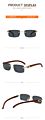 Trend Sunglasses for Women Square Unisex Rimless Sunglasses