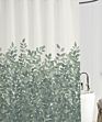 Design Bathroom Decoration Vinyl Shower Curtain Waterproof and Mildew Proof Translucent Opaque Bath Curtain