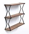 Design Wall Mount Modern Industrial Metal Rustic Wood Floating Angle Adjustable Shelf Brackets Bathroom, Bedroom, Kitchen,