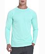 Men's Long Sleeve Shirts Lightweight Upf 50+ Sun Protection Spf T-Shirts Hiking Running Fishing Tee