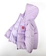 Windproof Hooded Zipper Kids Coat Casual Warm Baby Girls Child Outwear Cotton Coat for 3-7 Y