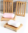 Durable Anti-Mildew Home Wood Bamboo Soap Dishes Holder