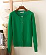 Womens Casual Knit Basic Solid Crew Neck Loose Thin Button Closure Long Sleeves Sweater Cardigan Coat Shawl Jumper