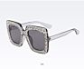 Big Diamond Sun Glasses Square Colored Shades Women Oversized Sunglasses Retro Top Crystal Trend Rhinestone