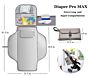Portable Waterproof Travel Diaper Clutch Changing Pad for Baby