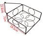 Country Style Tissue Dispenser Stand Organizers Table Decorative Metal Napkin Holder for Table