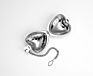 Stainless Steel Heart Shape Tea Infuser Tea Strainer with Chain