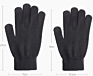 Wool Knitted Touch Screen Gloves Acceptable Couple Plush Thickened Cold Proof Warm Non-Slip Gloves