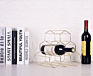 6 Wine Bottle Wine Rack, Freestanding Holder, Shelves