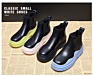 Leather Rain Luxury Chunky Military Combat Cowboy Rain Designer Branded Platform Heel Ankle Women's Boots