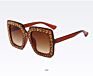 Big Diamond Sun Glasses Square Colored Shades Women Oversized Sunglasses Retro Top Crystal Trend Rhinestone