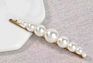 Ins Gold Color Girls Pearl Hairgrips Designer Korean Women Pearl Hair Clips