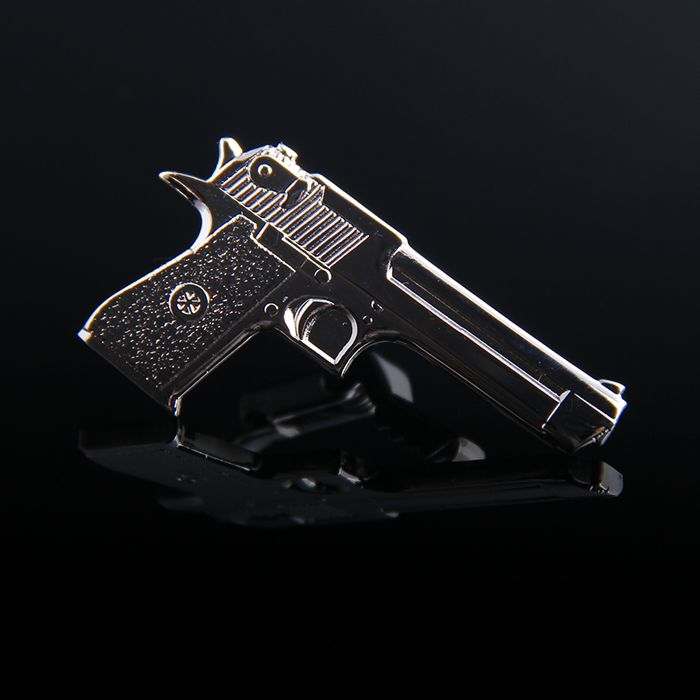 Latest Design Cheep 3D Antique Gun Shape Tie Clip