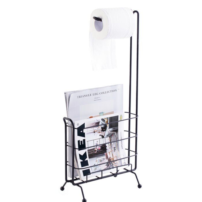 Modern Tissue Paper Funny Tissue Holder Store Display Rack with Basket