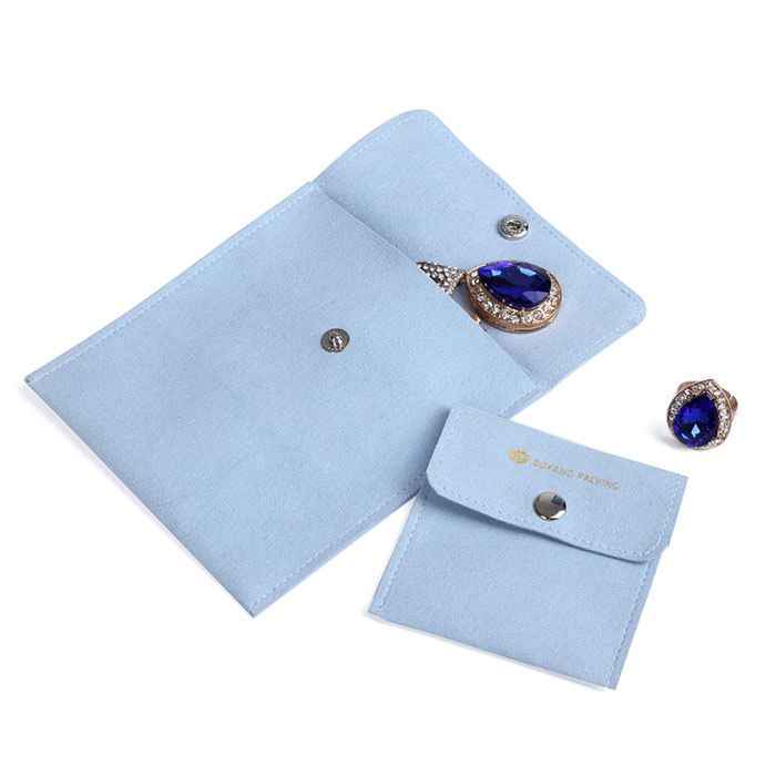 Sell Printed Luxury Small Microfiber Jewelry Suede Pouch Bag