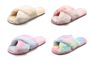 Fur Slippers House Slippers Womens Fur Ladies Fluffy Slippers Slides Sandals Female Shoes