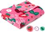 Buffalo Plaid Throw Blanket Soft Flannel Fleece Red Black Checker Plaid Pattern Decorative Throw
