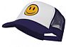 Customised Embroidered Foam Mesh Back Ball Cap Child Happy Face Baseball Hats Kid Smile Face Trucker Hat