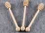 Mixing Wooden Coffee Stir Bar Kitchen Tools Long Handle Spiral Honey Dipper Honey Stick Practical Spoon