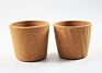 Eco-Friendly Natural Solid Corkwood Planter Pot for Plants Succulents Herbs Multi Use Indoor Planter Gardening Gift