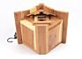 Garden Decoration Windproof Wooden Feeder Outdoor Hanging Wild Bird Animal Diy House
