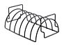 Rib Rack for Grilling 14 Inch Nonstick Bbq Grill Rib Rack