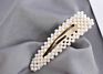 Ins Gold Color Girls Pearl Hairgrips Designer Korean Women Pearl Hair Clips