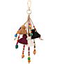 Hand-Woven Keychain Accessories Dual-Use Bohemian Tassel Hair Ball Pendant Keychain